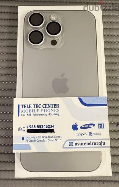 iPhone 16 Pro Max 5G 256 GB Natural titanium Used!