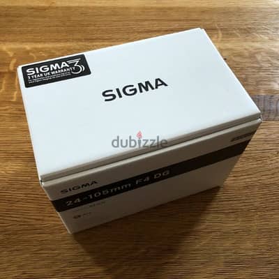 Brand new sealed Sigma 24-105mm lens with 3 years warranty