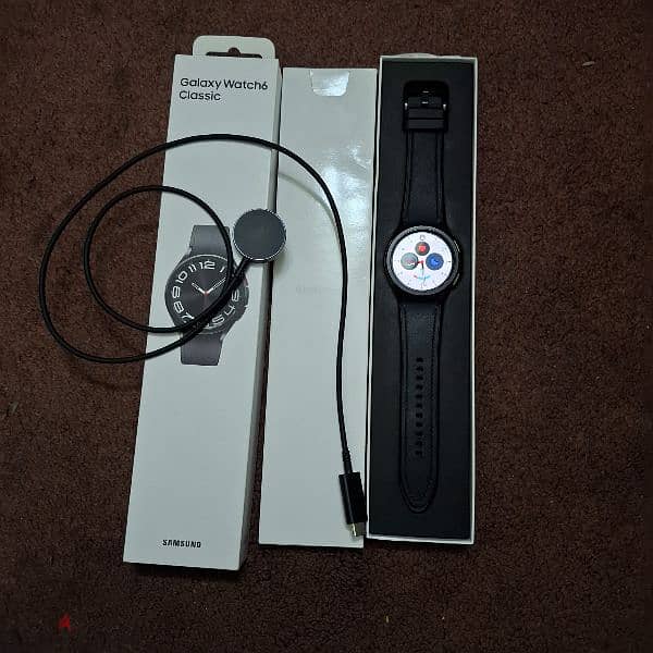 Samsung galaxy watch 6 classic 43mm lte only Open box same new 2