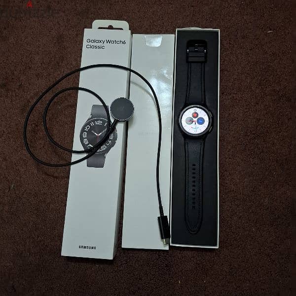 Samsung galaxy watch 6 classic 43mm lte only Open box same new 3