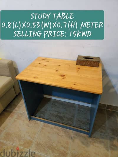 Study table and chair for sale