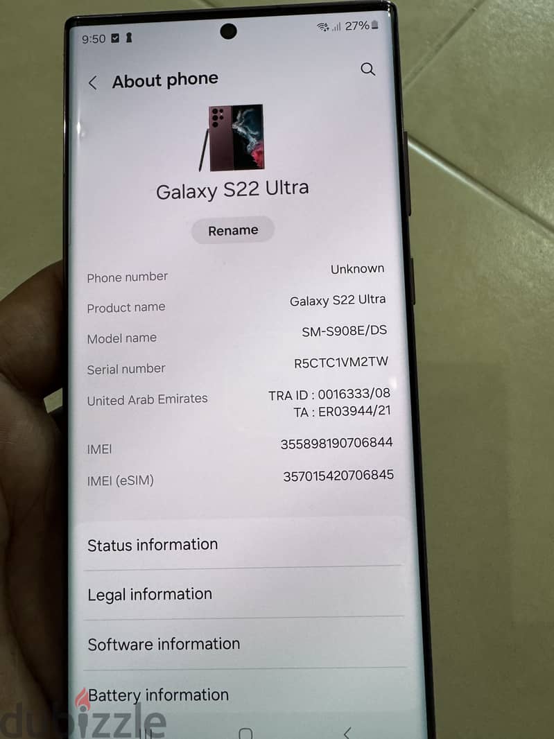 Samsung S22 Ultra very neet and clean ladies used 3