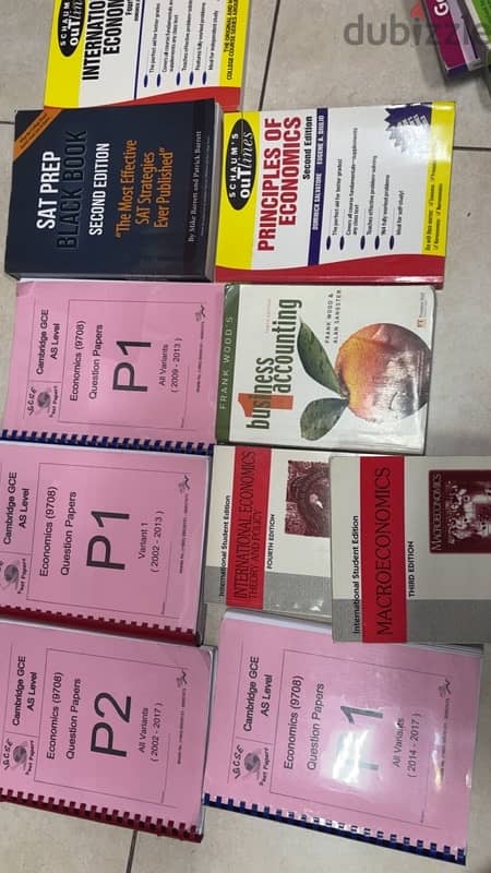 A LEVEL igcse and economics books 1