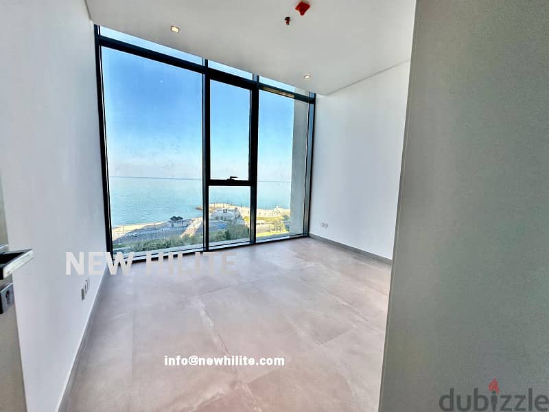 Sea view three bedroom apartment for rent in Shaab 3