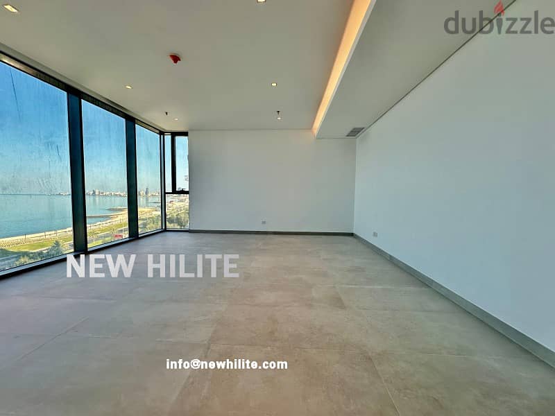 Sea view three bedroom apartment for rent in Shaab 9