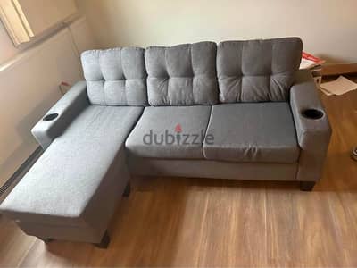 3 seater sectional sofa Are available in Grey and Balck colour High Qu