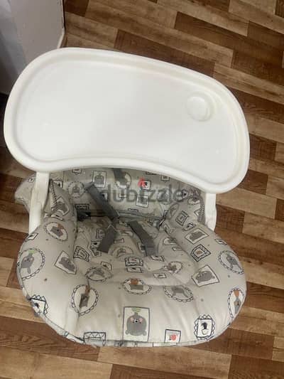 baby high chair with tray