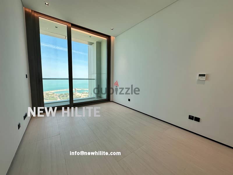 Stunning Sea View 3-Bedroom Duplex for Rent in Kuwait City 1