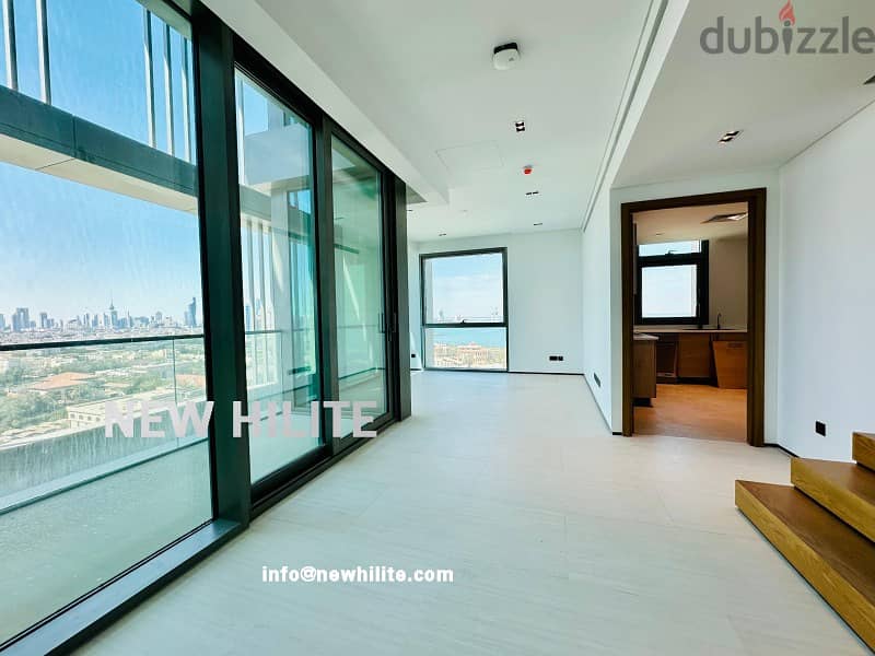 Stunning Sea View 3-Bedroom Duplex for Rent in Kuwait City 8