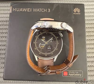 Huawei Watch 3 Classic Edition 4G Stainless Steel Brown color Used!