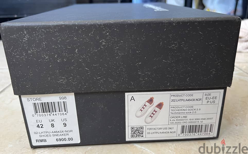 OFF WHITE DEERSKIN SNEAKERS from Ermenegildo Zegna 5