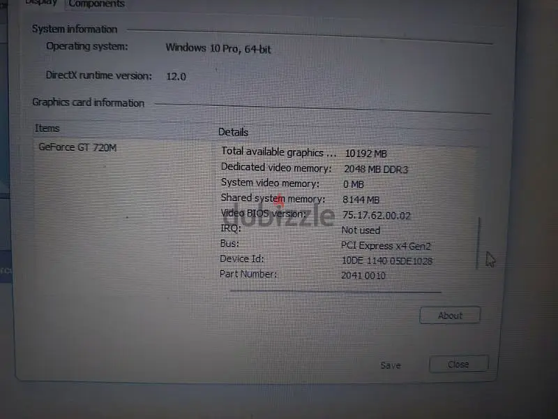Dell Laptop64056804993026124