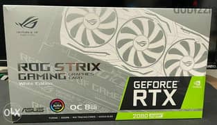 NEW ASUS GeForce RTX 2080 Super ROG STRIX White Edition ROG