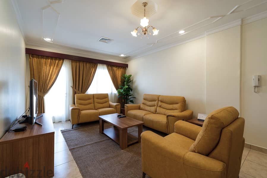 Mangaf – lovely, furnished, 3 bedroom apartment w/balcony 1