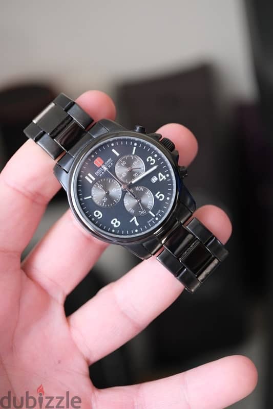 Swiss Military Hanowa no box no paper used half price new 2
