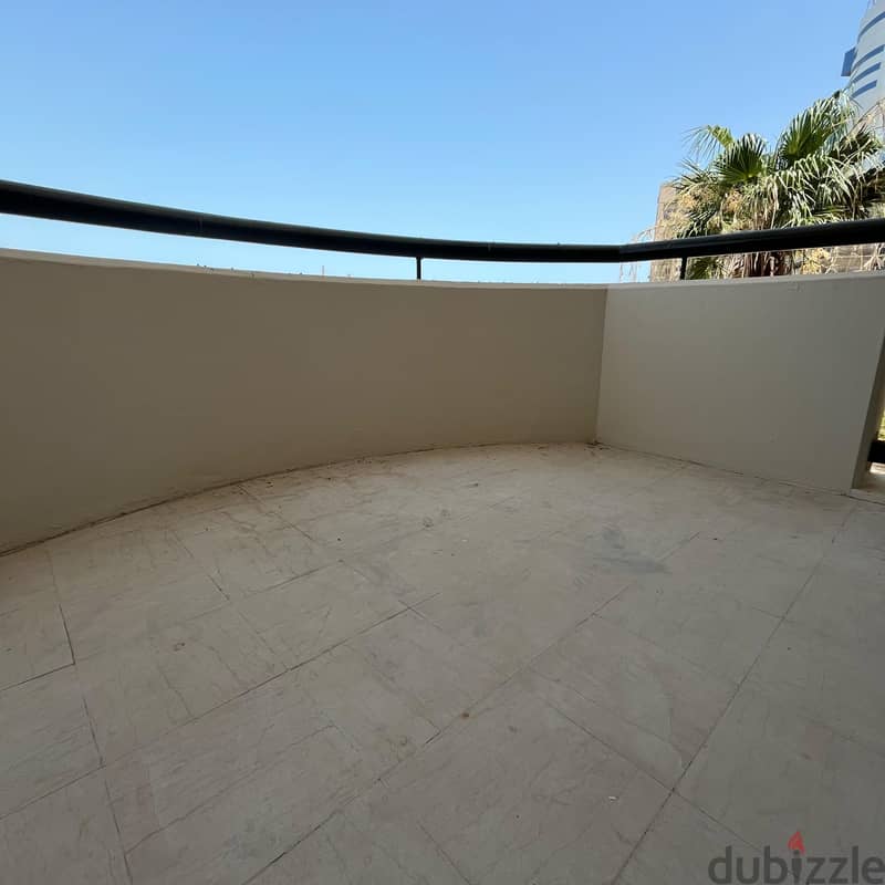 Semi-furnished apartment with a sea view for rent in Bneid Al-Qar 1