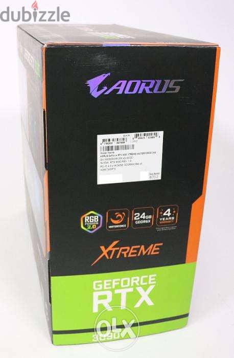 NEW Gigabyte Aorus Xtreme Waterforce NVIDIA GeForce RTX 3090 2