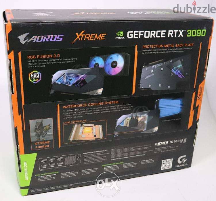 NEW Gigabyte Aorus Xtreme Waterforce NVIDIA GeForce RTX 3090 3