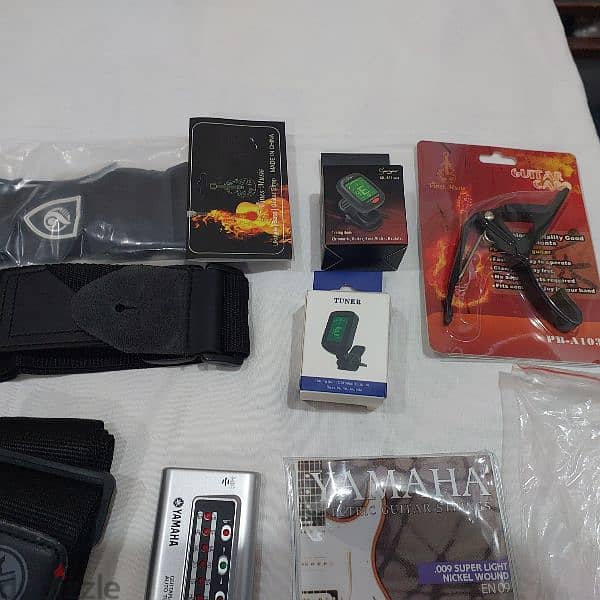 Collection of musical instrument accessories 7