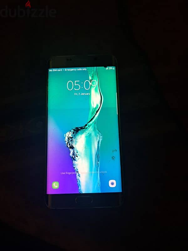 Samsung S6Edge Plus NFC Front Damage But Lcd working touch working 3