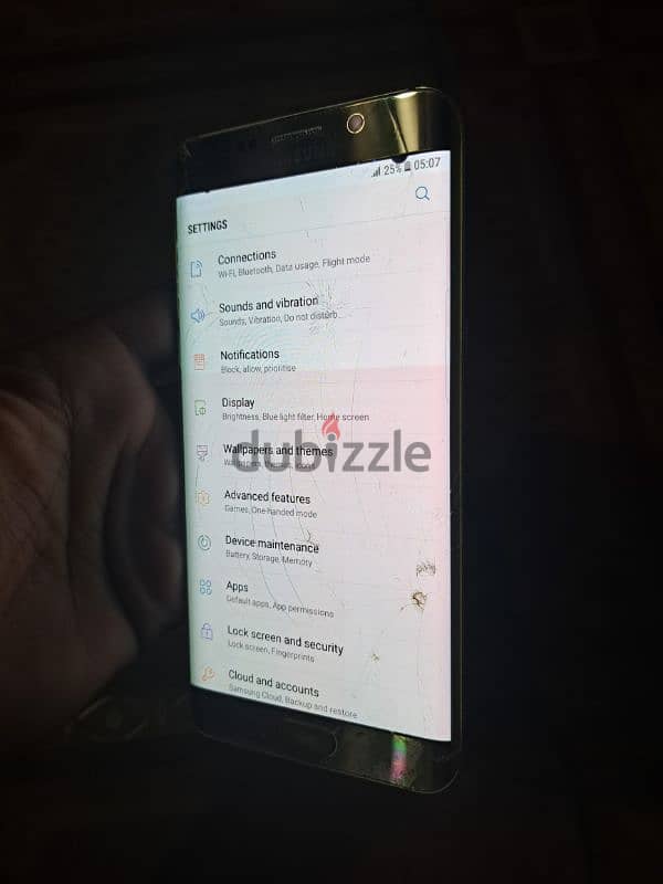 Samsung S6Edge Plus NFC Front Damage But Lcd working touch working 7