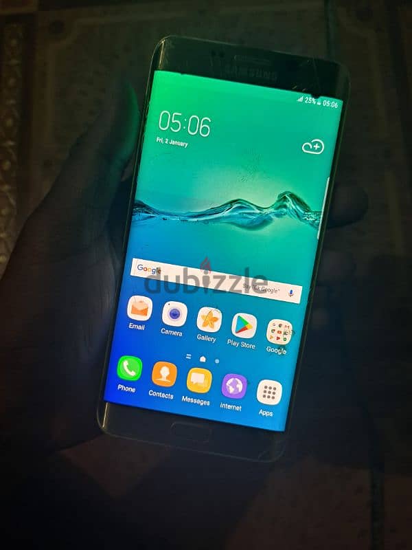 Samsung S6Edge Plus NFC Front Damage But Lcd working touch working 8
