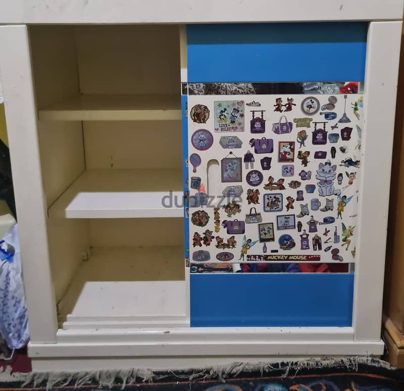 Wooden Cabinet with Sliding Doors 1