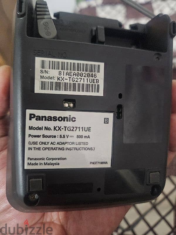 Panasonic cordless phone Made in Malaysia 5