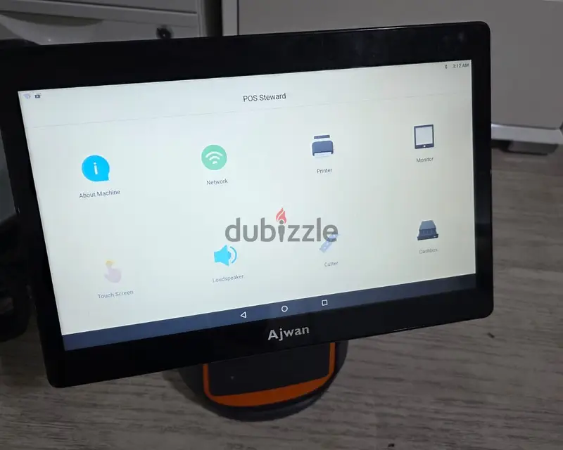 Ajwan android touch screen POS with receipt printer