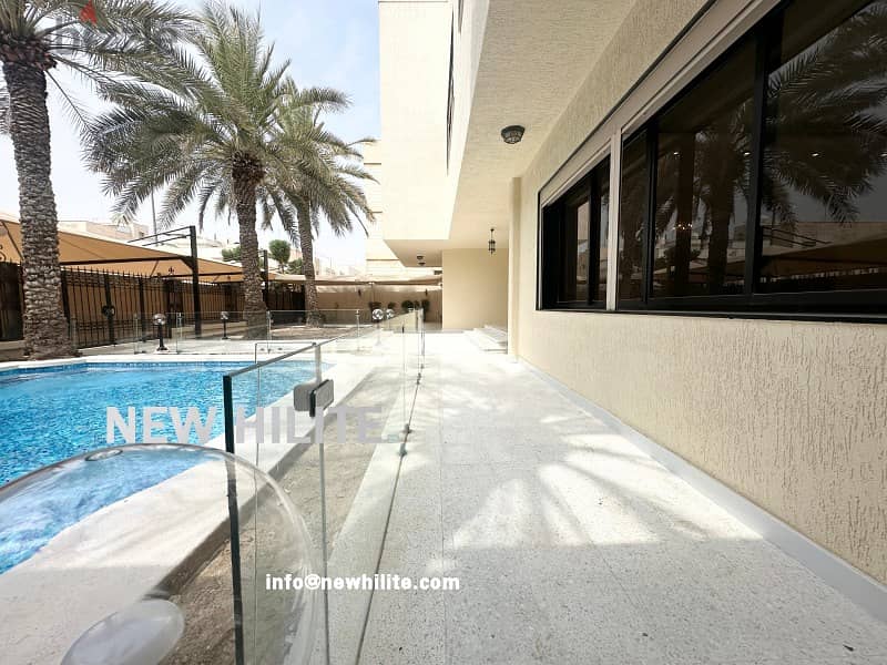 Villa with Private pool for rent in Salwa 2