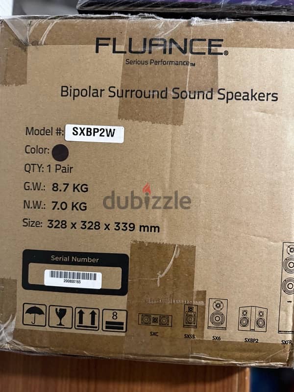 Fluance Bipolar Sorround Sound Speaker 1