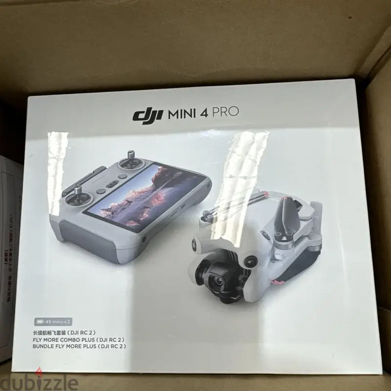 DJI Drone Mini 4 Pro Fly More Combo Plus DJI RC2 3 Batteries *SEALED*