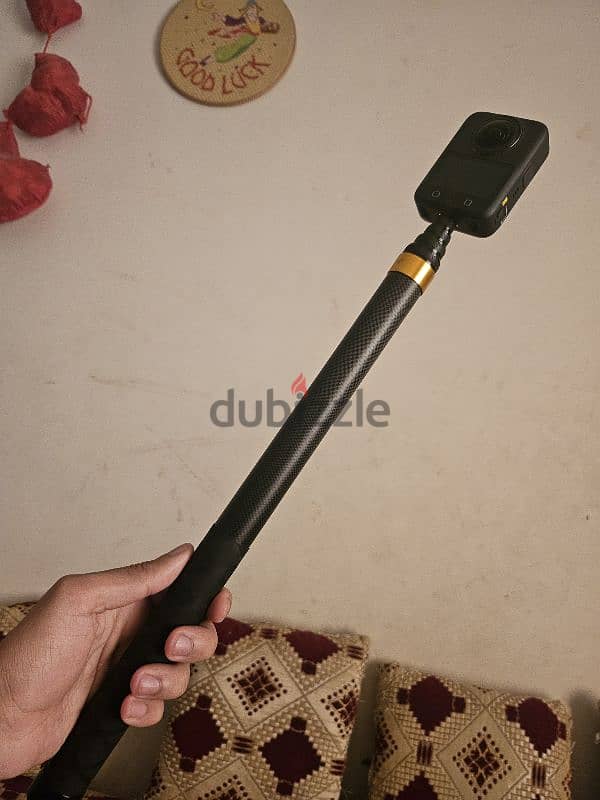 DJi Osmo 360 8K action youtube vlogging camera with 3M invisible stick 2