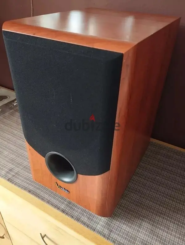 infinity 8 inch pawerd subwoofer .