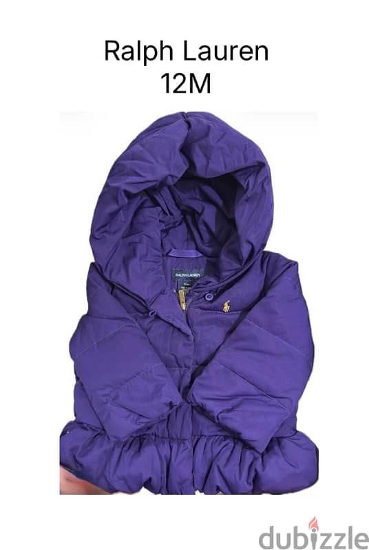 Original Winter Jacket Girl 1-2 yrs old 1