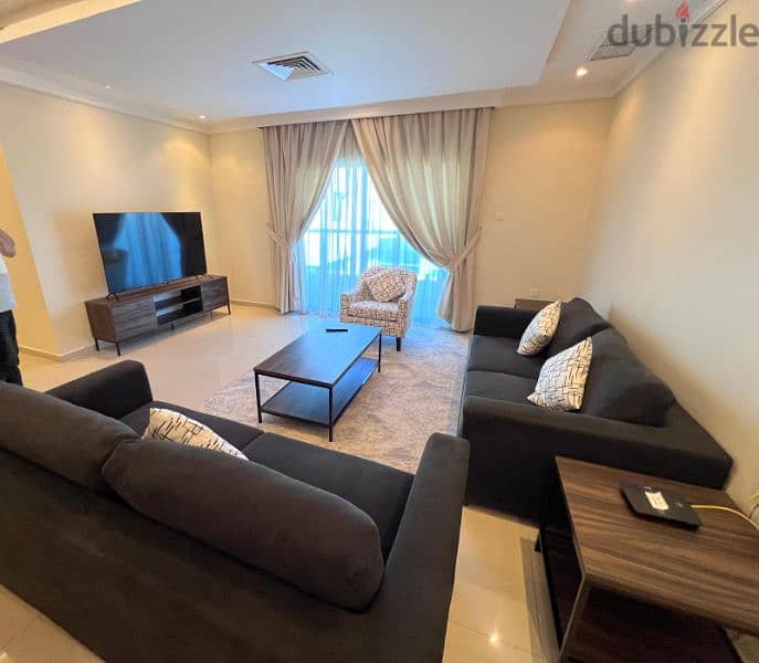 MANGAF -  Luxury Fully Furnished 3 BDRM with Maid Room & Balcony 2