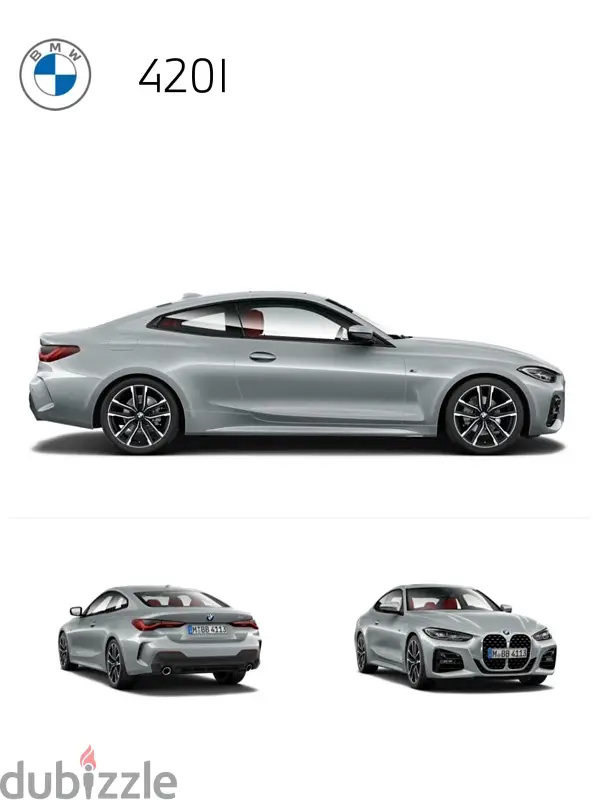 رمادي مطفيBMW 420i 2022
