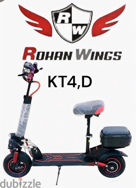 New Version Kt4-D With Box On Back Side with 1800w Motor Power- 70 Kmh 14