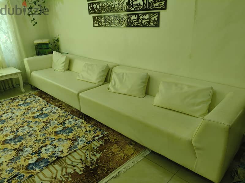 Leather sofa set (10 seater) 2