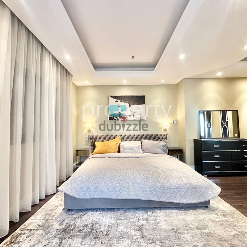Furnished Three-Bedroom Floor with Private Pool & Balcony in Salmiya 2