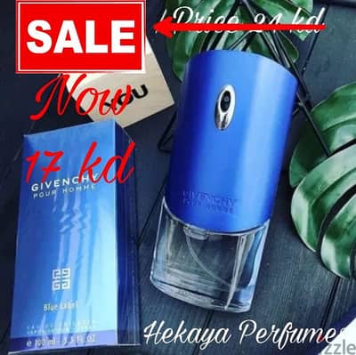 Givenchy Blue Label EDT 100ml only 17kd and free delivery
