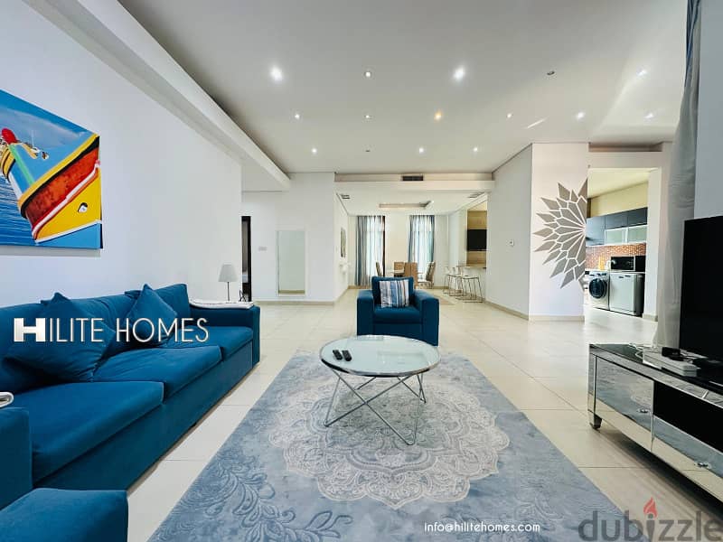 Two Master bedroom furnished apartment for rent in Mahboula 2