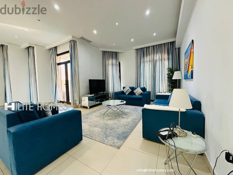 Two Master bedroom furnished apartment for rent in Mahboula 9