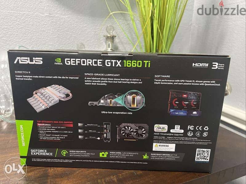 *NEW ASUS TUF Gaming NVIDIA GeForce GTX 1660 Ti 1