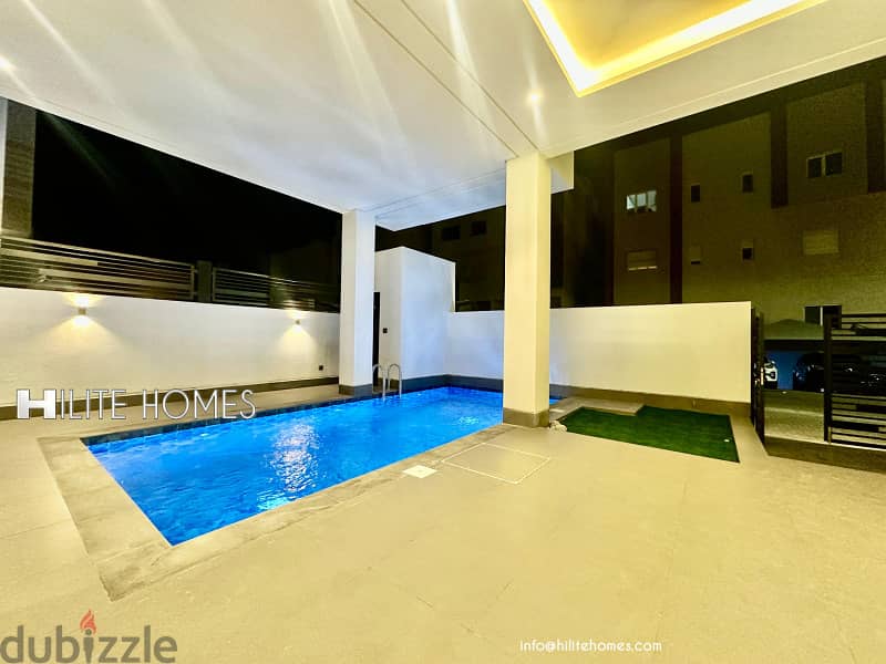Brand new 4-Master bedroom Villa with private pool for rent in Abufath 1