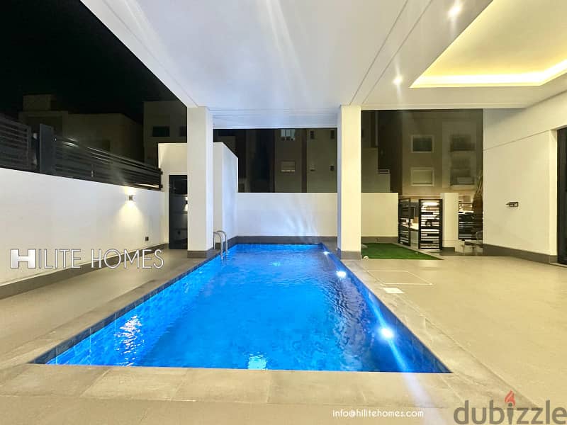 Brand new 4-Master bedroom Villa with private pool for rent in Abufath 5