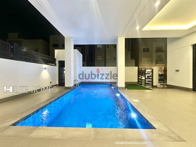 4-Master bedroom Villa with private pool for rent in Abufatira 6