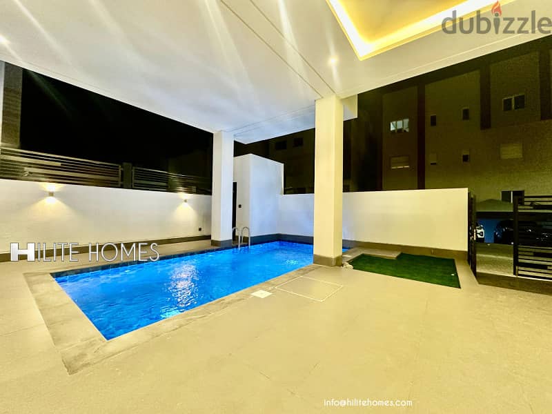 4-Master bedroom Villa with private pool for rent in Abufatira 7