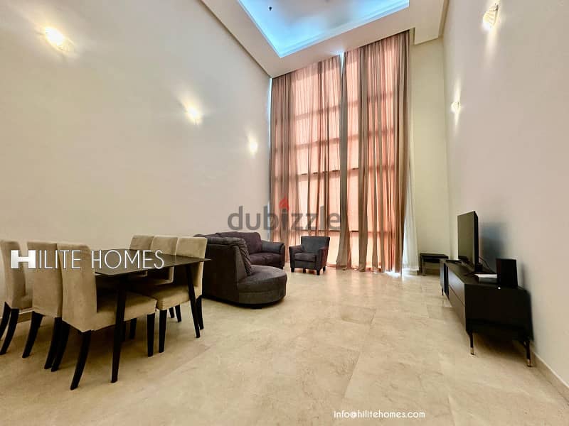 Modern 3 bedroom Duplex Seaview apartment for rent in Salmiya 2