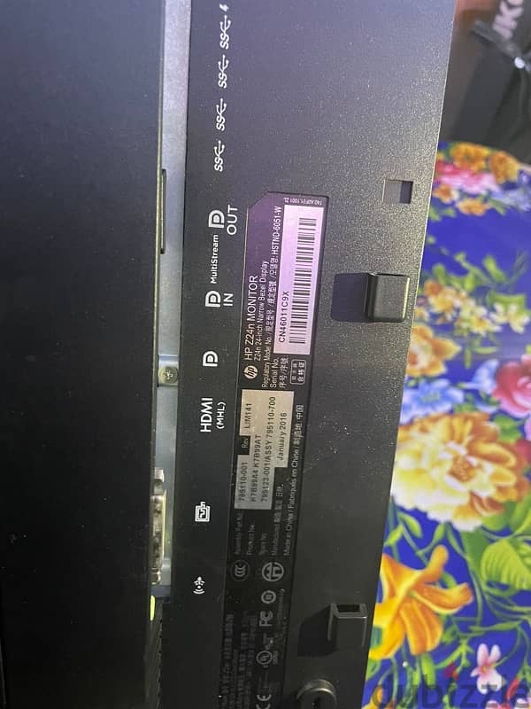 HP MONITOR 24”inch 4